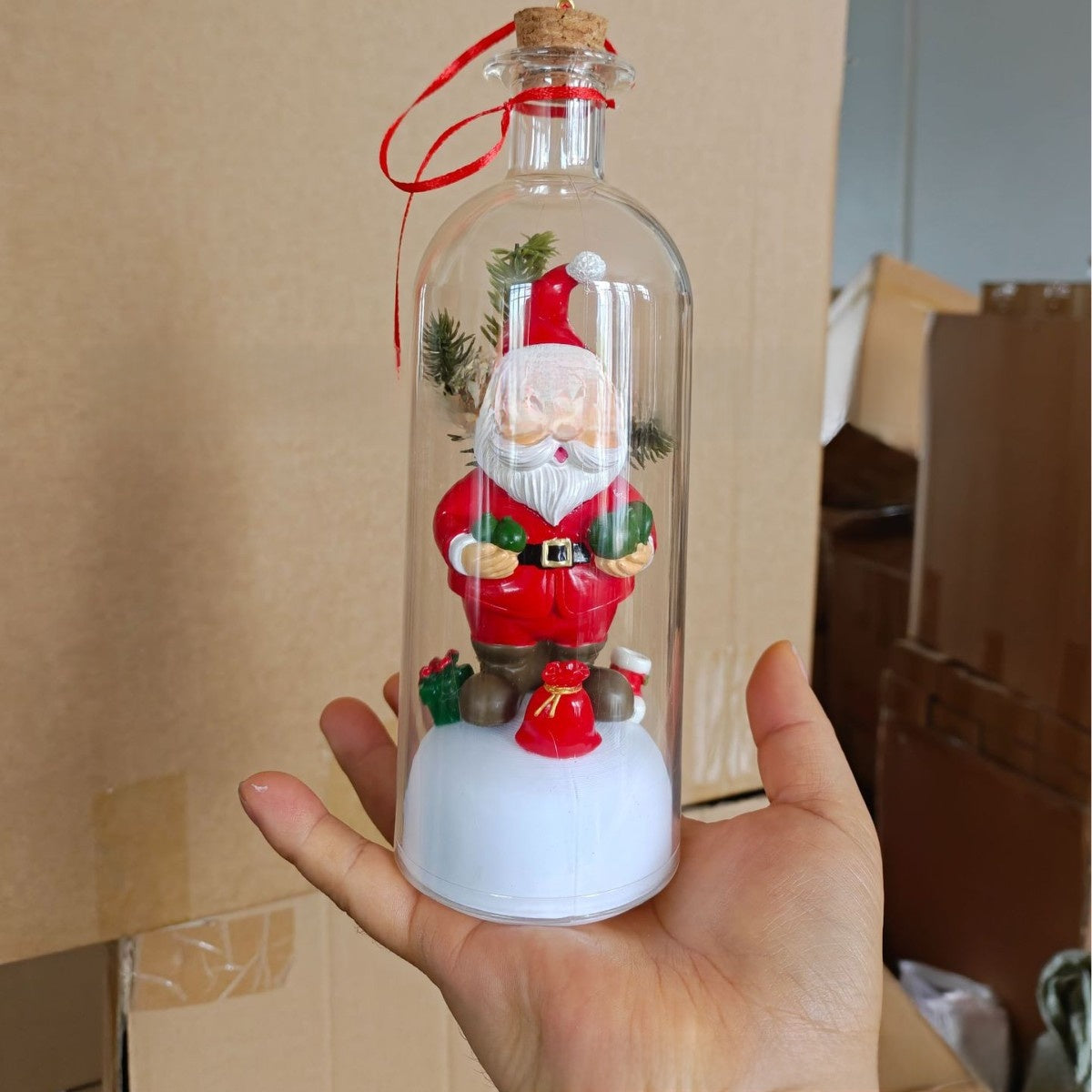 Christmas Message-in-a-Bottle Decoration