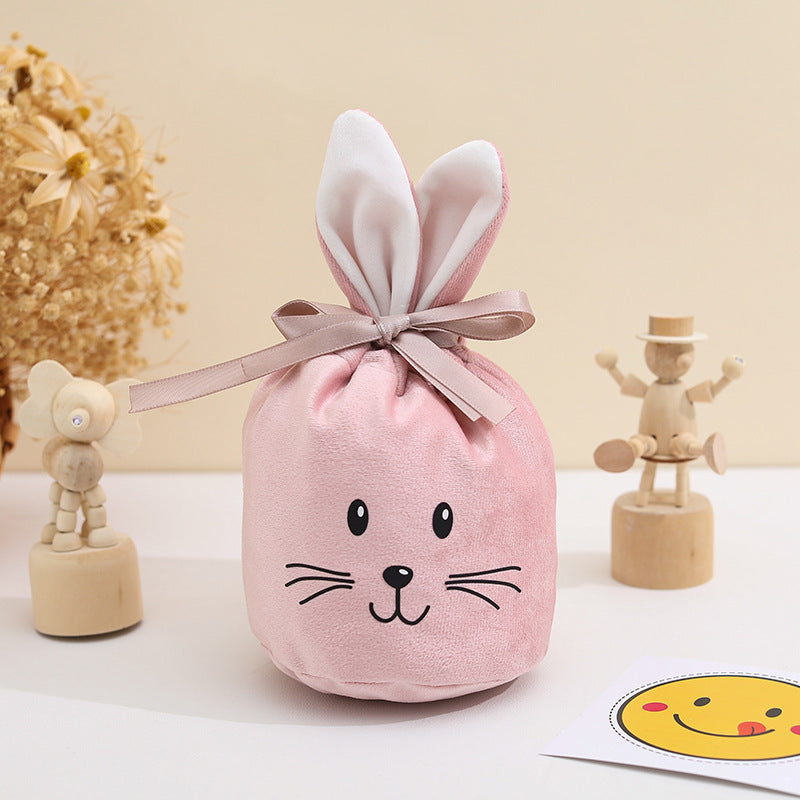 Bunny-Ear Drawstring Gift Bags
