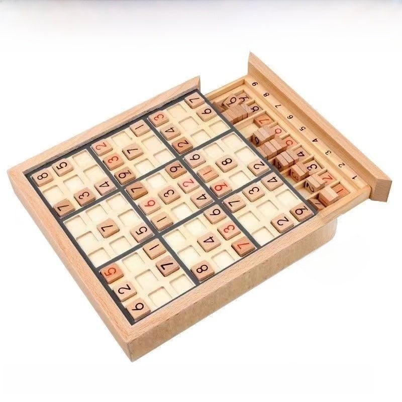 Wooden Sudoku Board Game