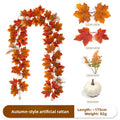 Autumn Maple Leaf Pumpkin Artificial Vine