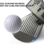 Compact 3-in-1 Golf Club Cleaning Brush