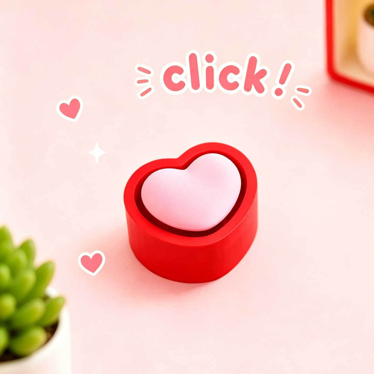 Heart-Shaped Clicker Fidget