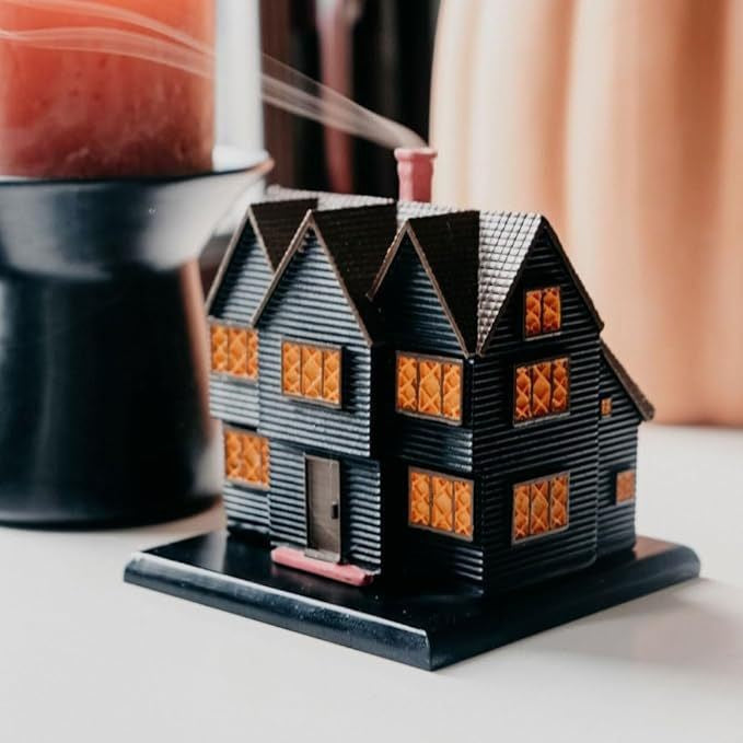 Halloween Village Witch House Incense Burner