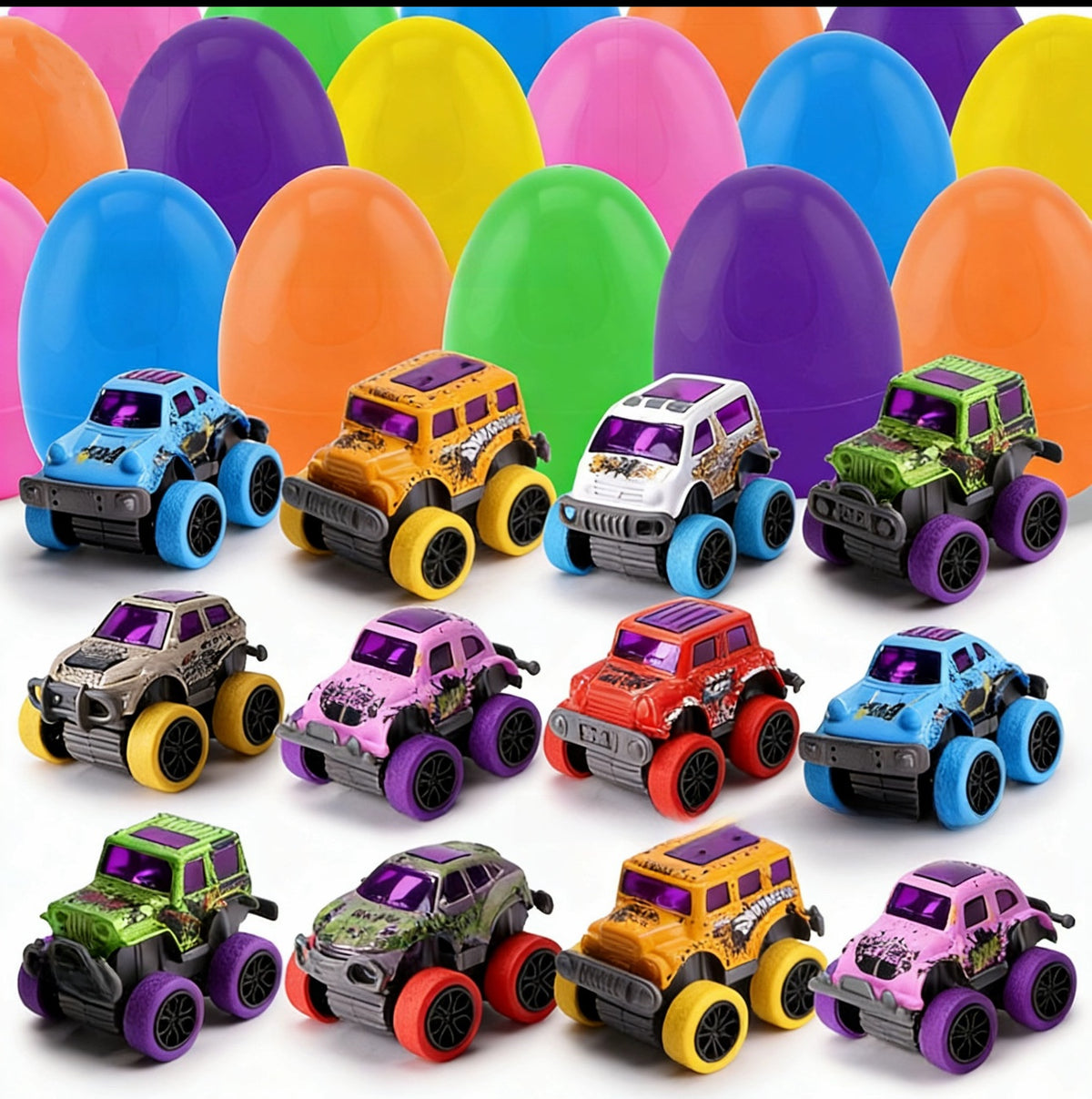 Easter Surprise Car Toy Eggs