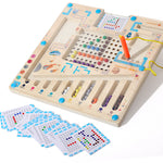 Wooden Color Pattern Maze Board