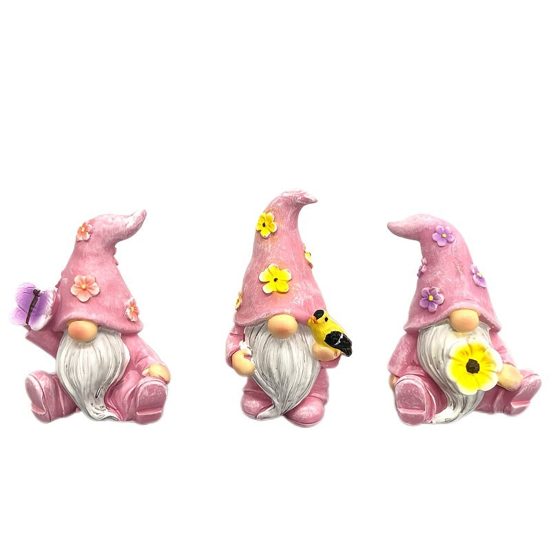 Easter Gnome Resin Figurines