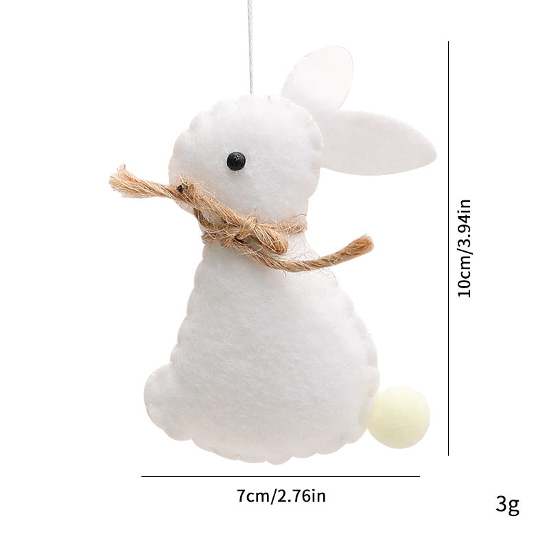Easter Bunny, Egg & Flower Hanging Ornaments