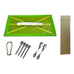 Golf Swing Practice Mat and Accessory Sets