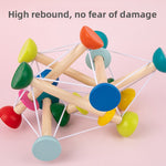 Wooden Elastic Color Activity Toy