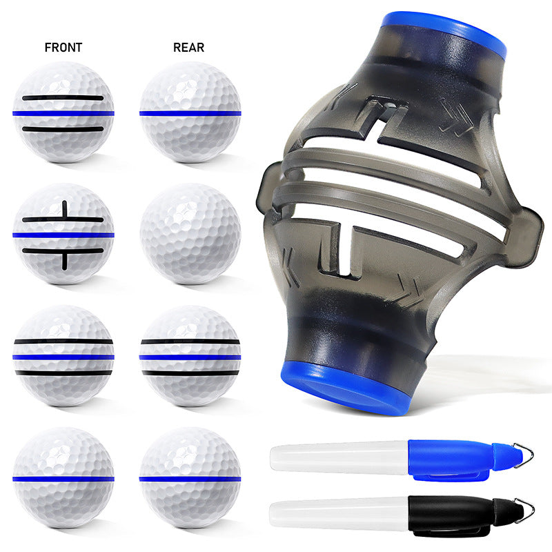 360-Degree Golf Ball Alignment Marker