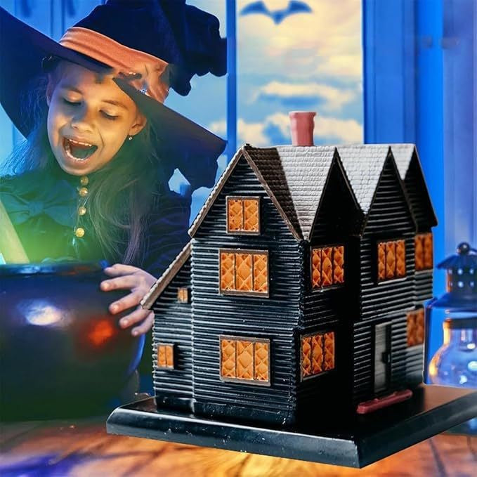 Halloween Village Witch House Incense Burner