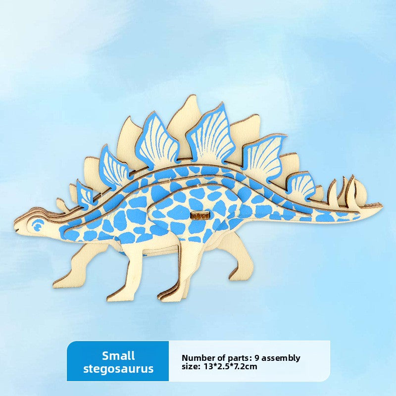 Wooden Animal and Vehicle 3D Puzzle Models