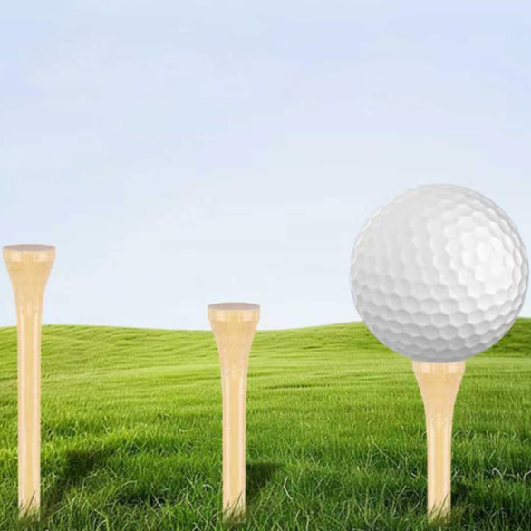 Bamboo Golf Tees - 50 or 100 Pack
