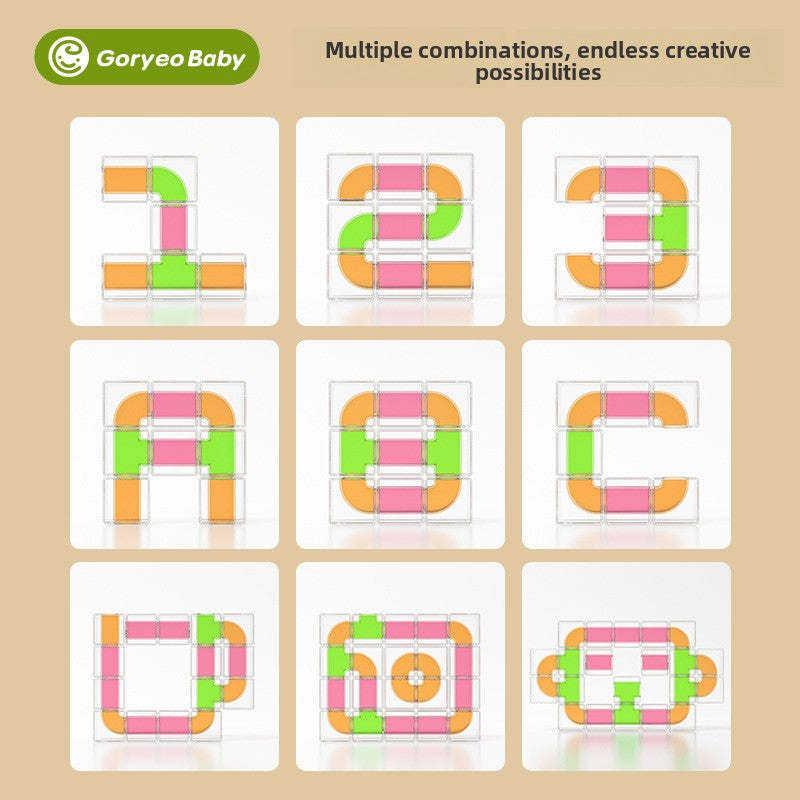 Colorful Pipe Construction Blocks