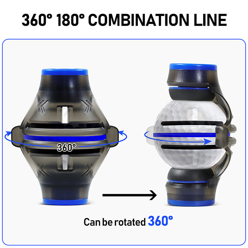 360-Degree Golf Ball Alignment Marker