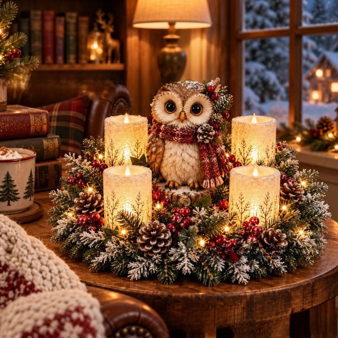 Lighted Resin Christmas Village Houses