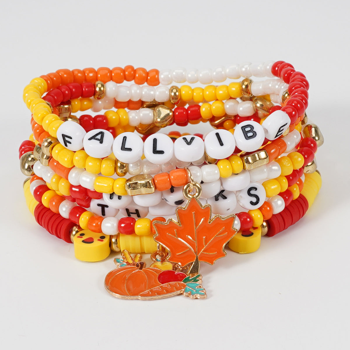 Autumn Harvest Charm Bracelet
