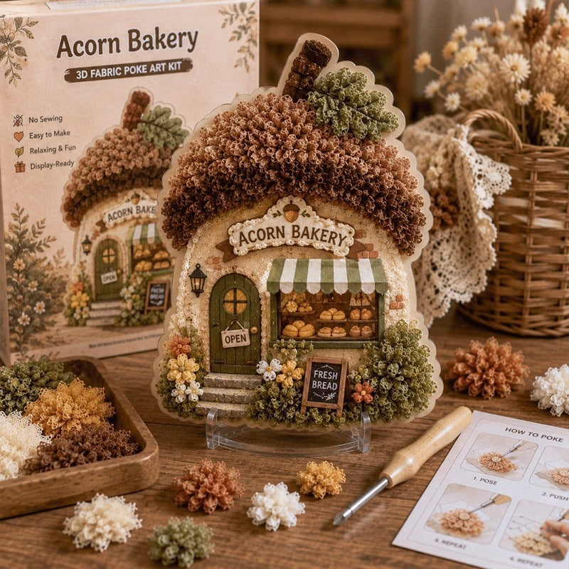 Miniature Village 3D Fabric Craft Kits
