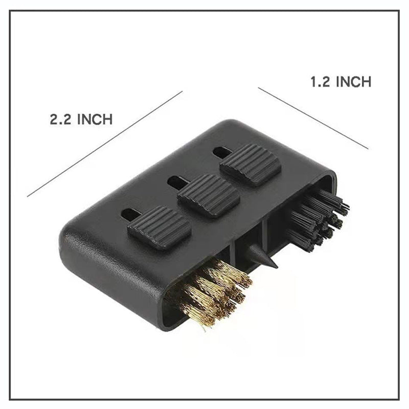Compact 3-in-1 Golf Club Cleaning Brush