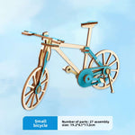 Wooden Animal and Vehicle 3D Puzzle Models