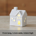 Lighted Ceramic Miniature Village Houses