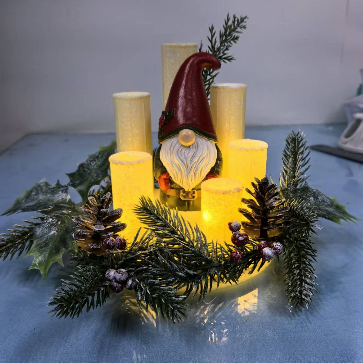 Lighted Resin Christmas Village Houses