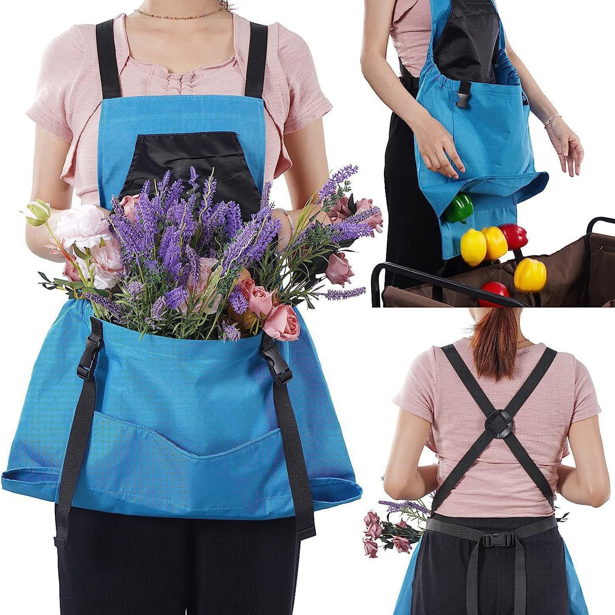 Garden Harvest Apron with Release Pocket