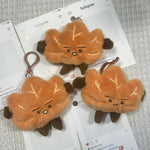 Plush Maple Leaf Bag Charm