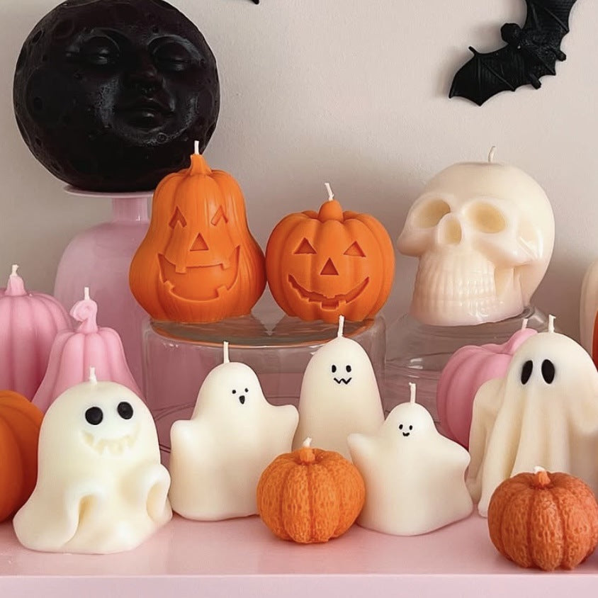 Pumpkin-Shaped Blood Orange Scented Candle
