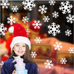 Christmas Snowflake Window Clings