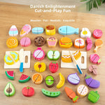 Wooden Pretend Food Cutting Sets