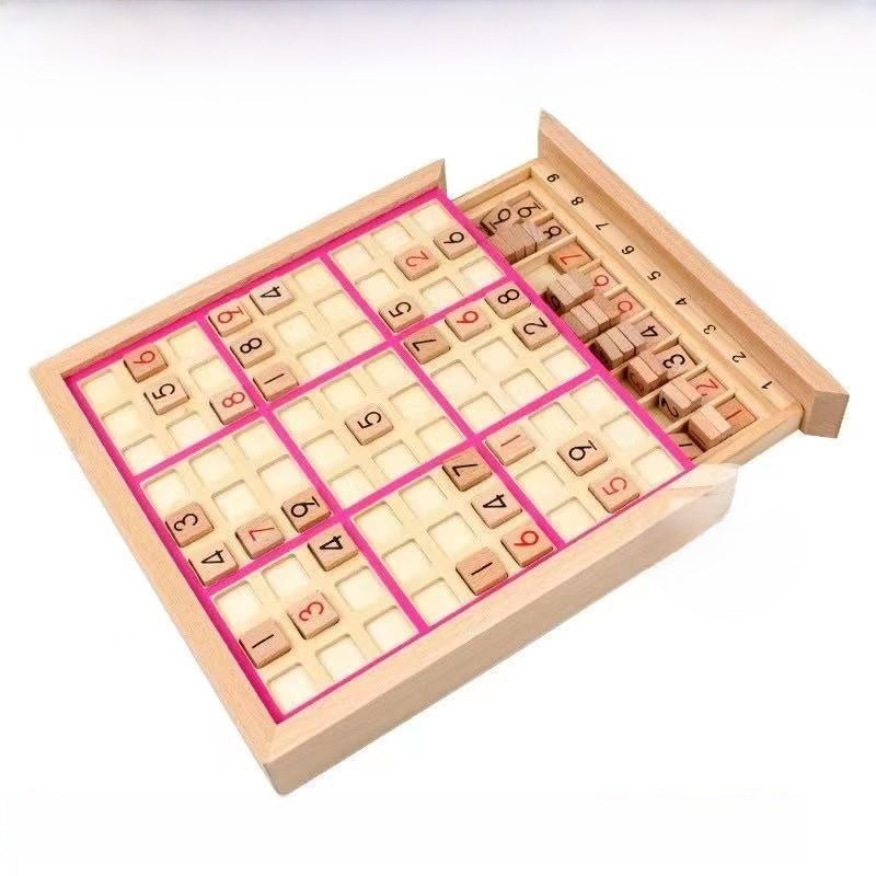 Wooden Sudoku Board Game